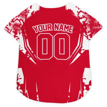 Personalized Atlanta Hawks Jersey Trim Red Dog Jersey