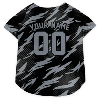 Personalized Brooklyn Nets Lightning Streaks Black Dog Jersey