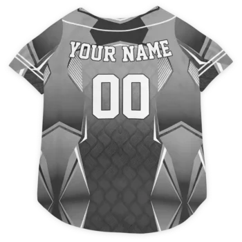 Personalized Brooklyn Nets Striped Collar Black Dog Jersey