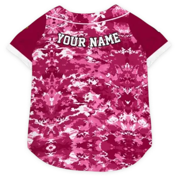 Personalized Cleveland Cavaliers Daring Camo Wine Dog Jersey