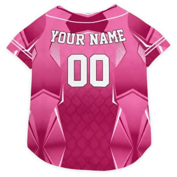 Personalized Cleveland Cavaliers Striped Collar Wine Dog Jersey
