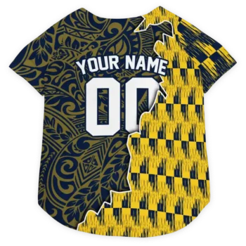 Personalized Denver Nuggets T-Rex Patterns Blue Dog Jersey