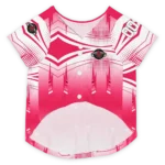 personalized-houston-rockets-geometric-burst-red-white-pet-jersey-best-selling.webp