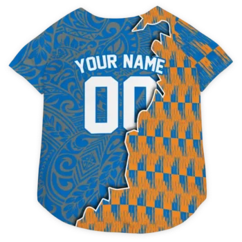 Personalized New York Knicks T-Rex Patterns Blue Dog Jersey