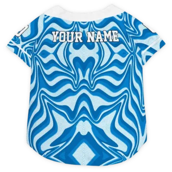 Personalized Orlando Magic Wavy Energy Blue Dog Jersey
