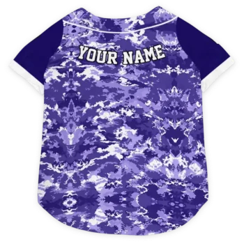 Personalized Phoenix Suns Daring Camo Purple Dog Jersey