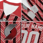 personalized-portland-trail-blazers-vivid-chevron-red-pet-jersey-best-selling.webp