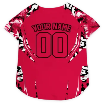 Personalized Toronto Raptors Jersey Trim Red Dog Jersey