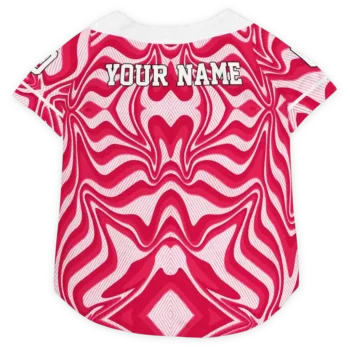Personalized Toronto Raptors Wavy Energy Red Dog Jersey