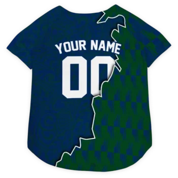 Personalized Utah Jazz T-Rex Patterns Navy Dog Jersey