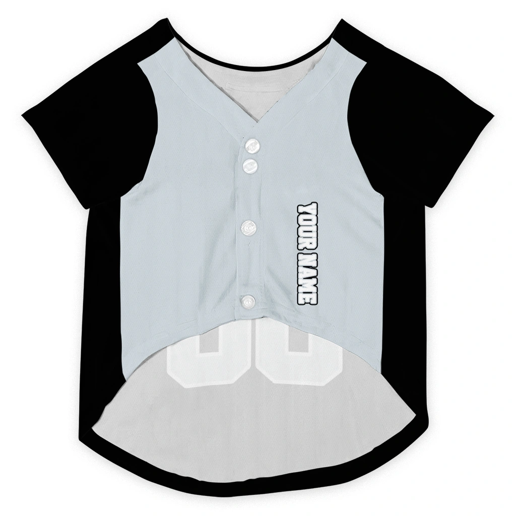 custom-silver-black-tail-hem-classic-style-dog-jersey-personalized-name-and-number-fashion-forward.webp