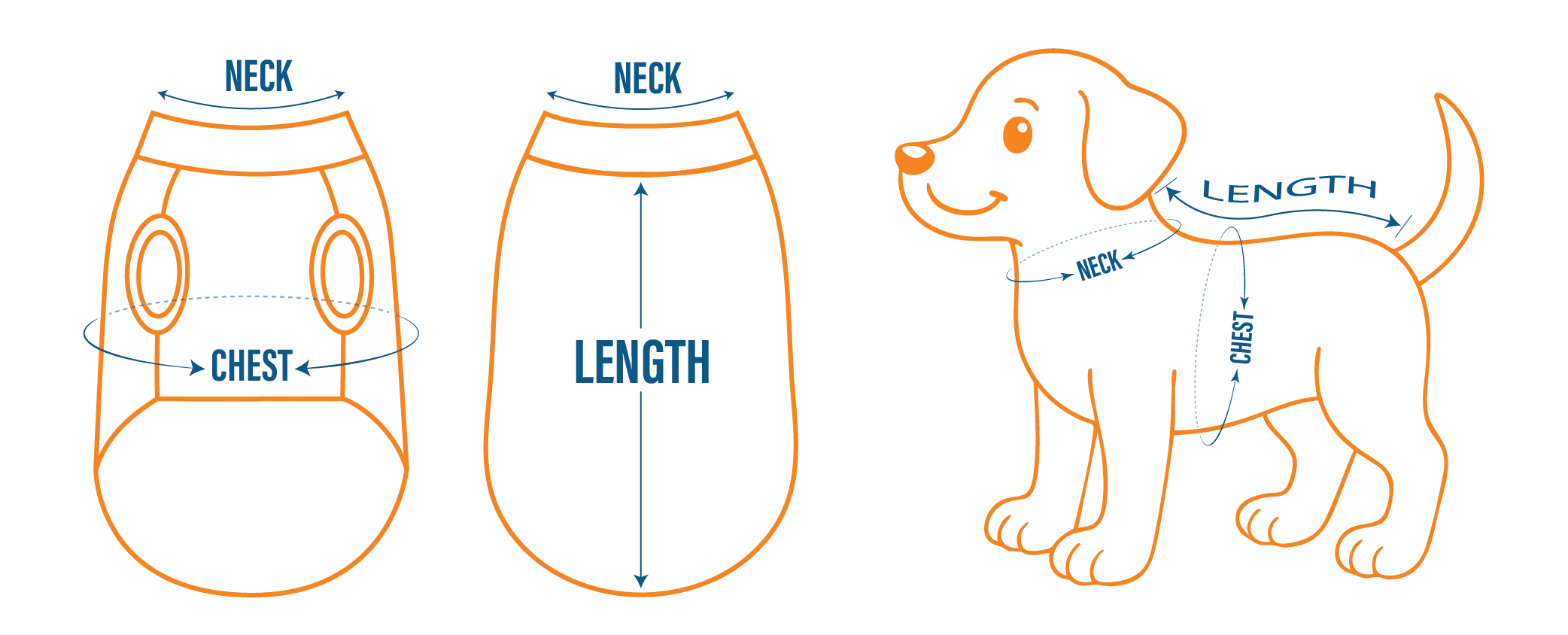 dog jersey size guide